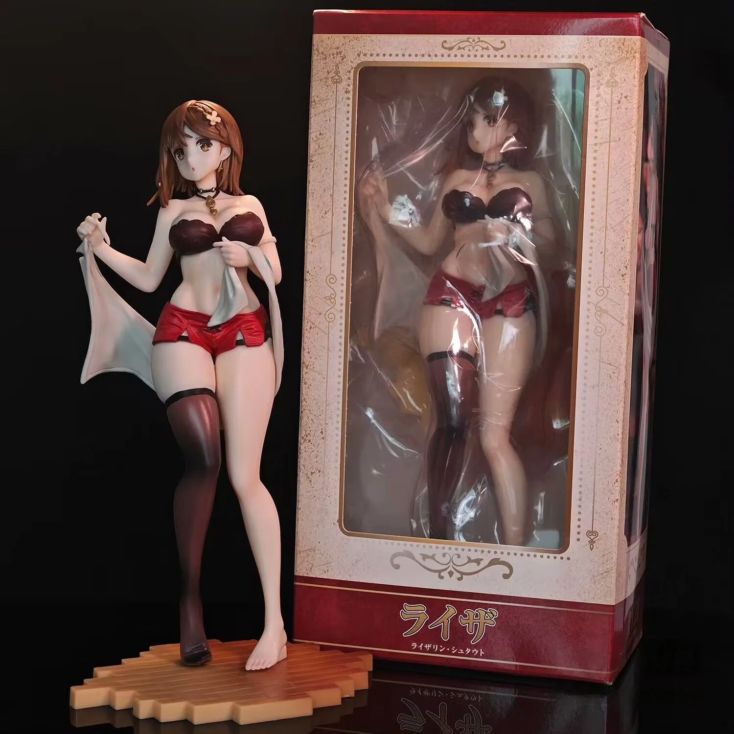 

22cm Atelier Ryza Reisalin Stout Beautiful Girl Game Girl Figures Models Statue Boys Collectible Ornament Models Toys Gifts