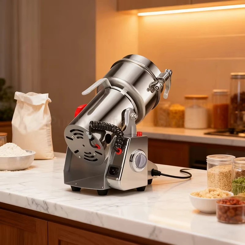 

800G Grinder Dry Grain Fragrance Dry Food Grain Spices Coffee Grinder High Speed Intelligent Fragrance Grain Medicine Crusher