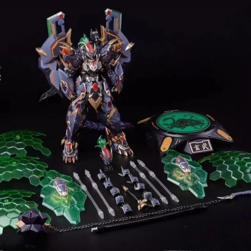 

in stock Four Saint Beasts Xuanwu Alloy Skeleton Movable Character Model