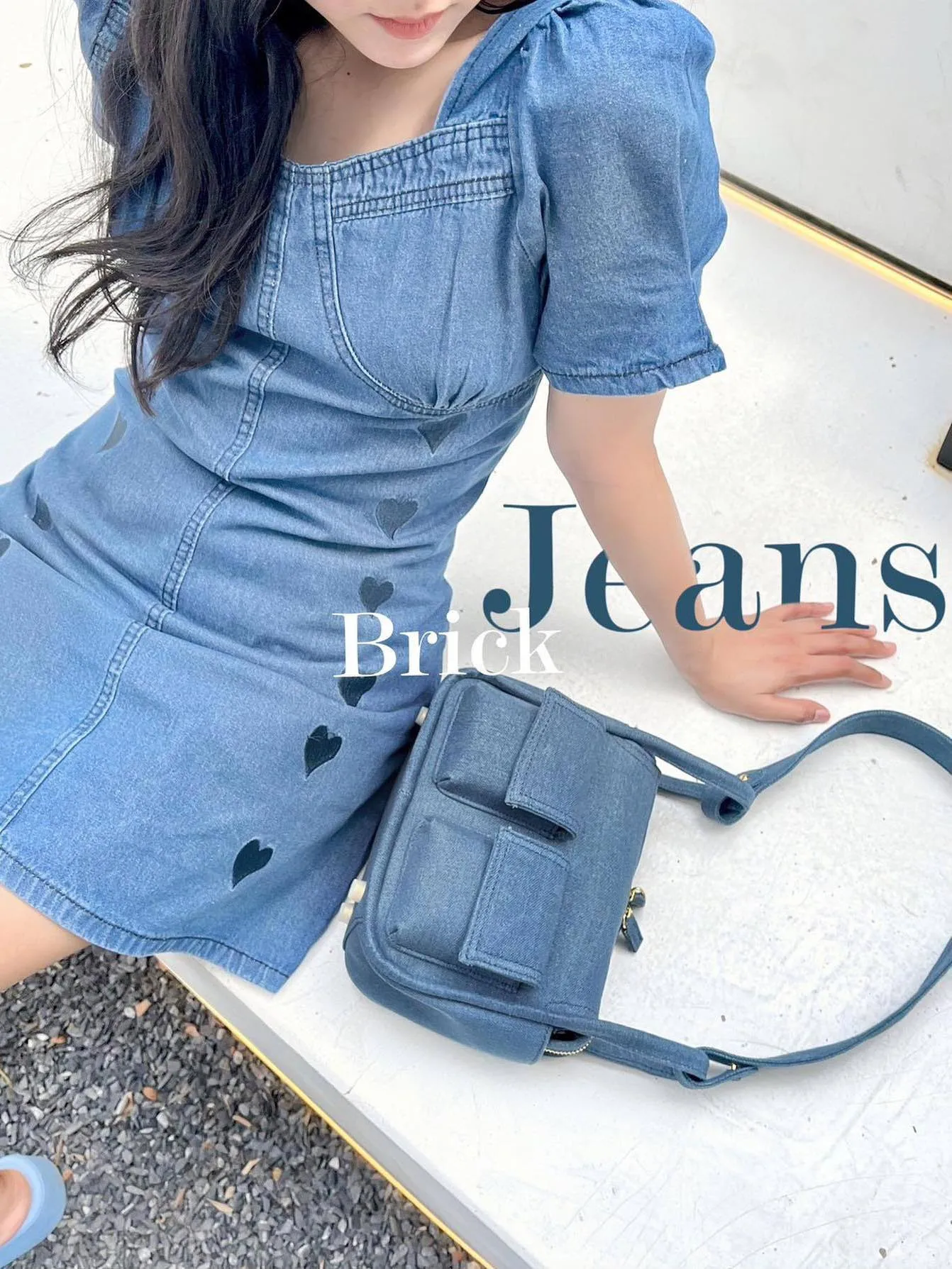 Denim Women\'s Bag 2023 New Canvas Shoulder Bag Fashion Commuter Oblique Straddle Bag Retro Underarm Bag Handbag