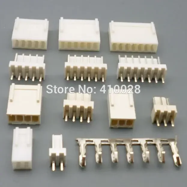 shhworldsea 100sets/Lot Connector Leads Header 2.54mm KF2510 2P 3P 4P 5P 6P 7P 8P 9P 10P Kit Housing Pin header Terminal