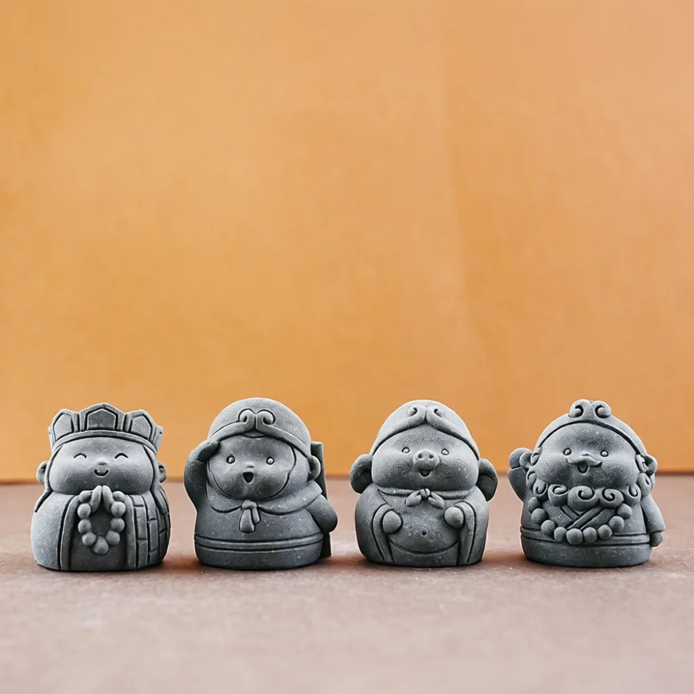 Interior Design Zen - Resin Monk Ornament Zen Buddhist Statue