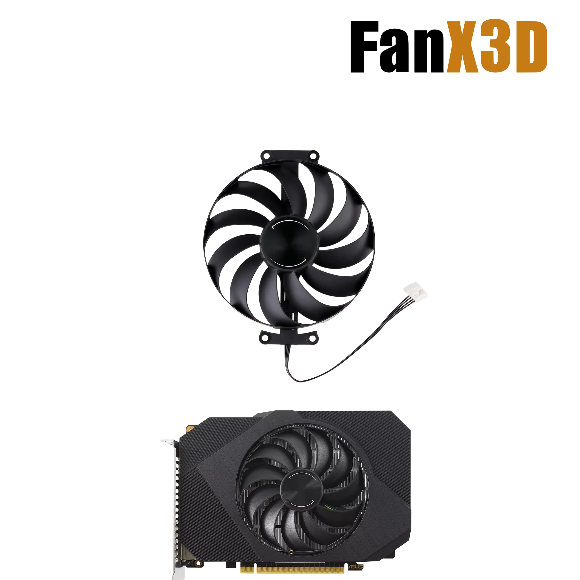 95MM CF1010U12S Cooling Fan For ASUS Phoenix ITX RTX 3050 GTX 1650 1630 RX 6400 Graphics Video Card Cooler Fan