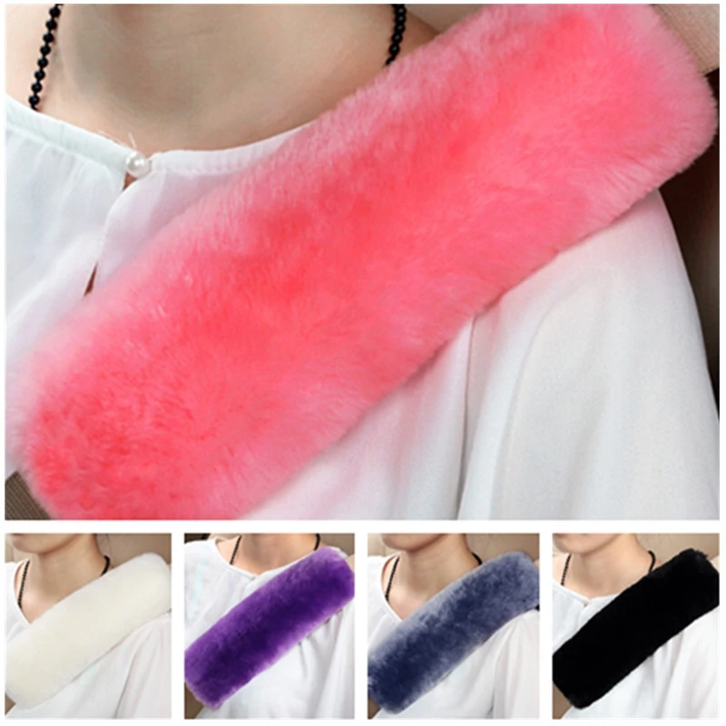 Practical Winter Car Seat Belt Warm Shoulder Pad Cover Household Products Dust Cleaning