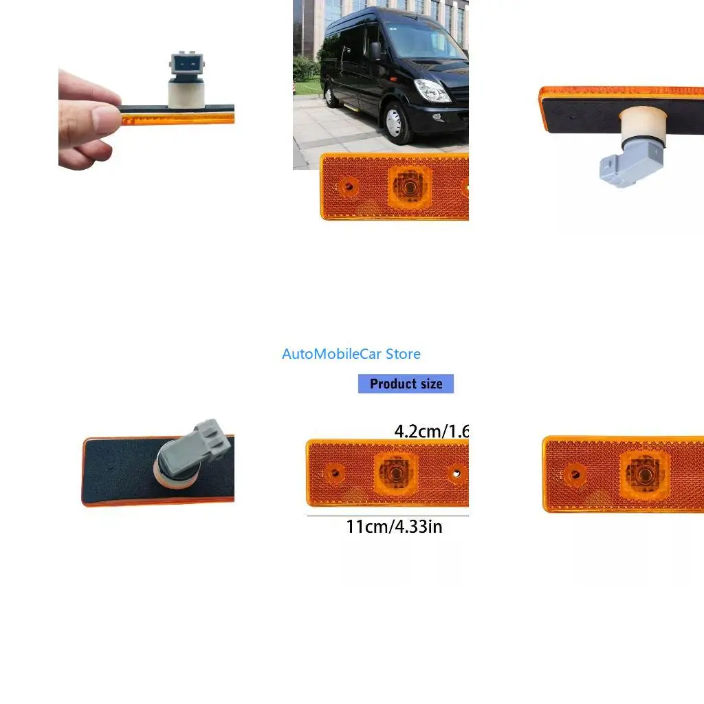 G8TE Weather Resistant Side Marker Lamp Long Lasting Turn Light for Sprinter