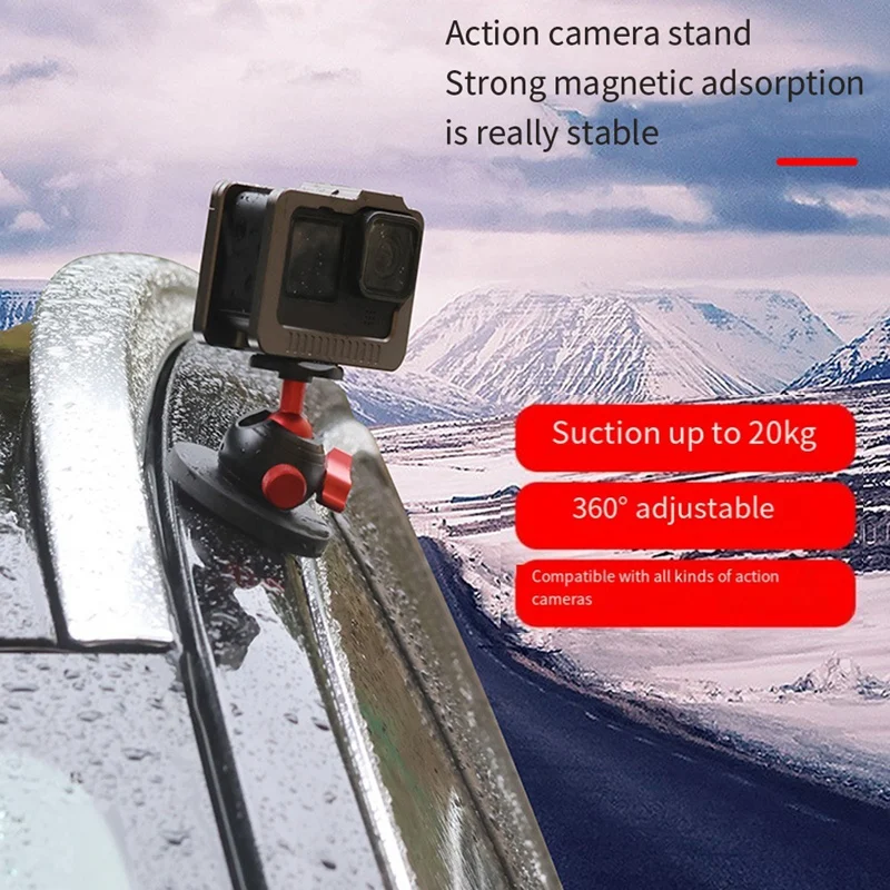 Для Insta360 Gopro запасные части спортивная камера карданный кронштейн многофункциональный автомобильный кронштейн кронштейн на присоске, A