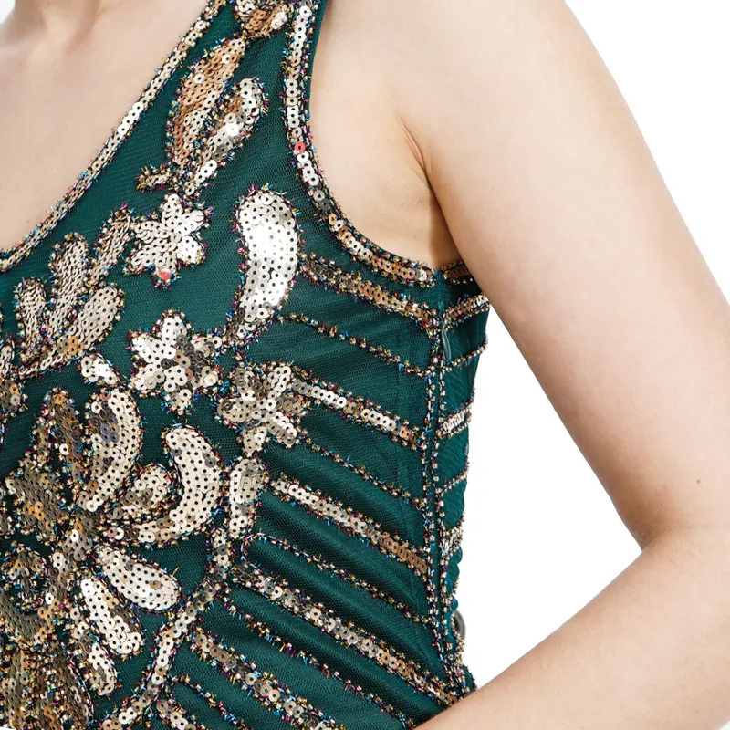 스팽글 태슬 드레스 파티 여성 의류 우아한 여성 드레스