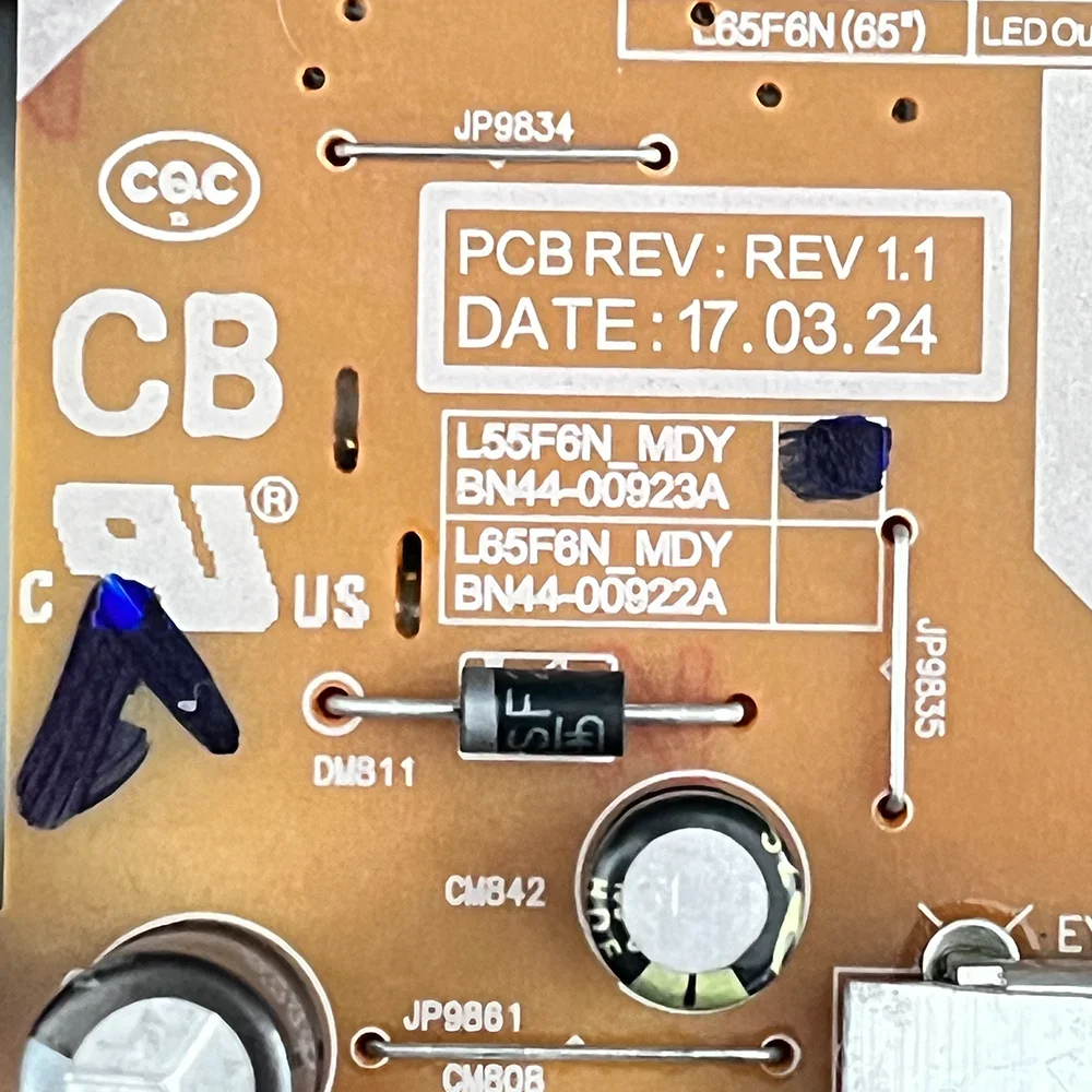 BN44-00923A L55F6N_MDY テレビ電源ボード 55 インチ UN55LS003AFXZA UA55LS003AW UE55LS003AU UE55LS003AUXZT UN55LS003AF 用