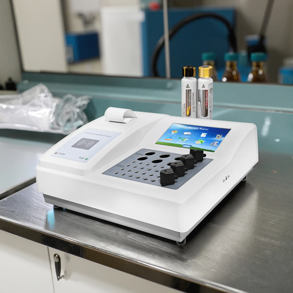 

Semi Automated Four test Channel Veterinary Coagulation Analyzer Animal
