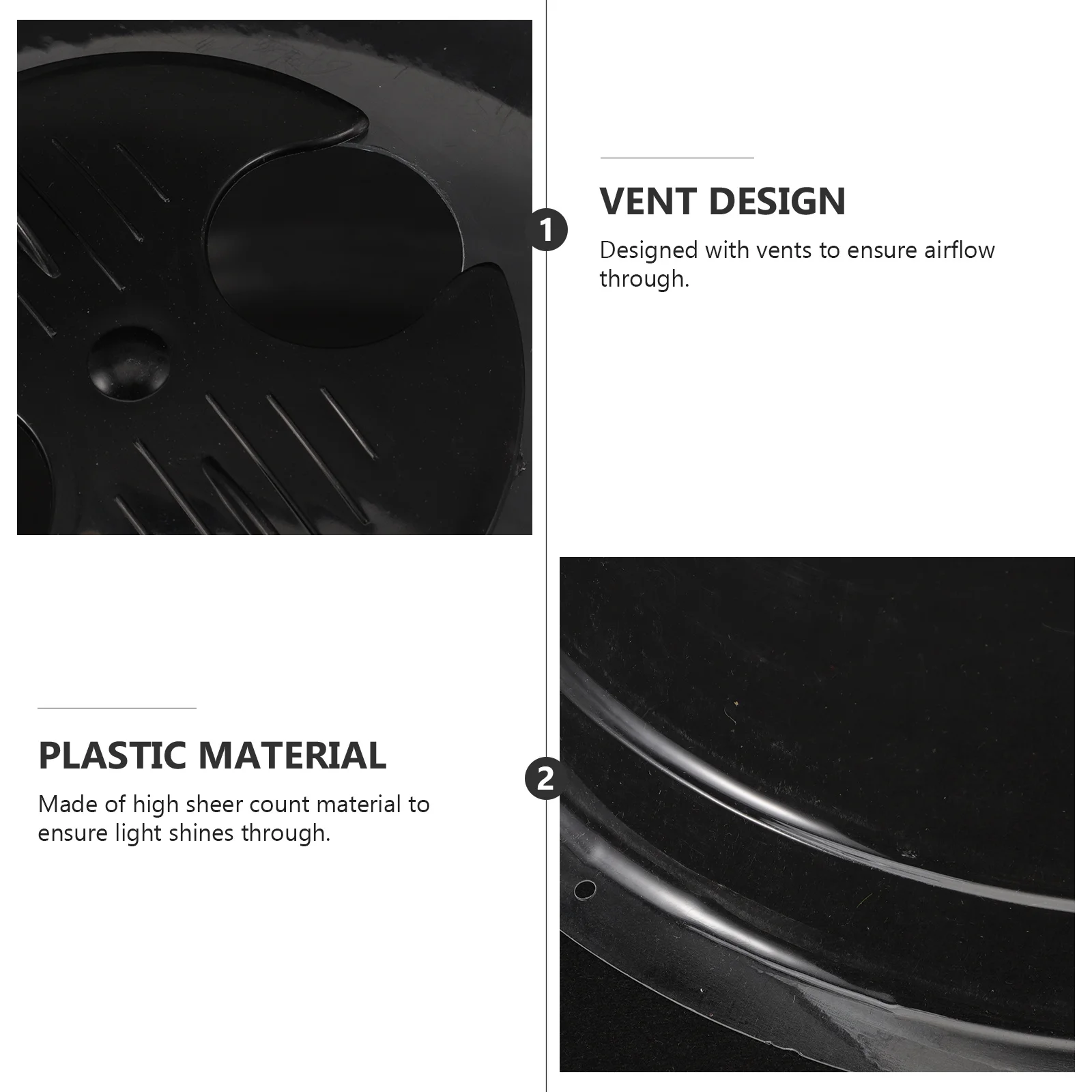 

1Set Garden Dome Plastic Plant Cloche Transparent Air Vent Plant Protector Durable Nursery Dome Frost Covers for Vegetable