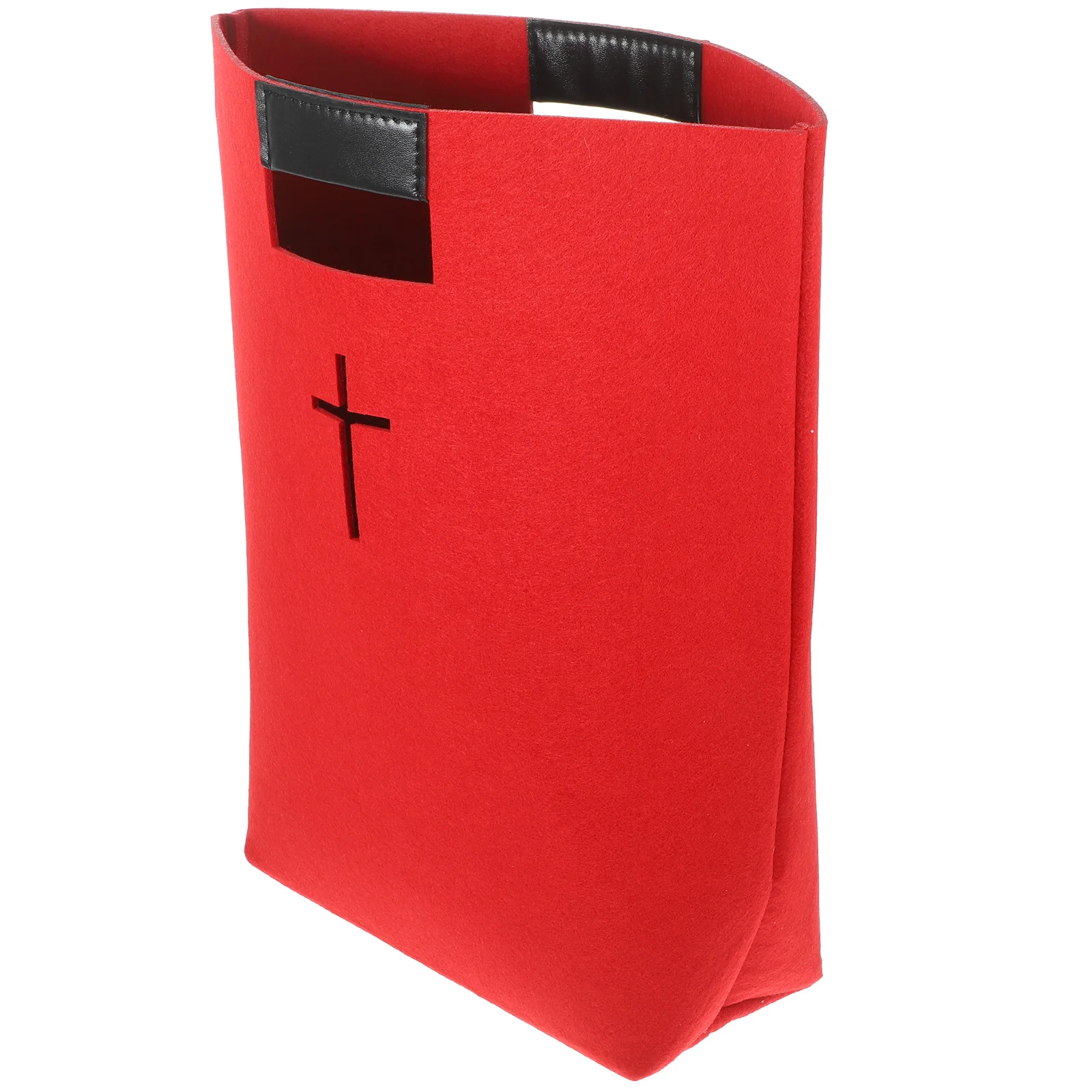 

Catholic Bible Storage Bag Tote Bags Carrying Case Cross Design Cover Shopping Covers