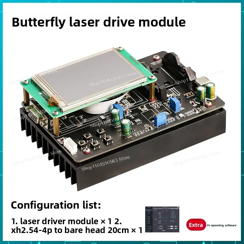 バタフライレーザードライバモジュール、14PINポンプソース＆SOAドライバ、光学システム用高精度レーザーダイオード電流コントローラ