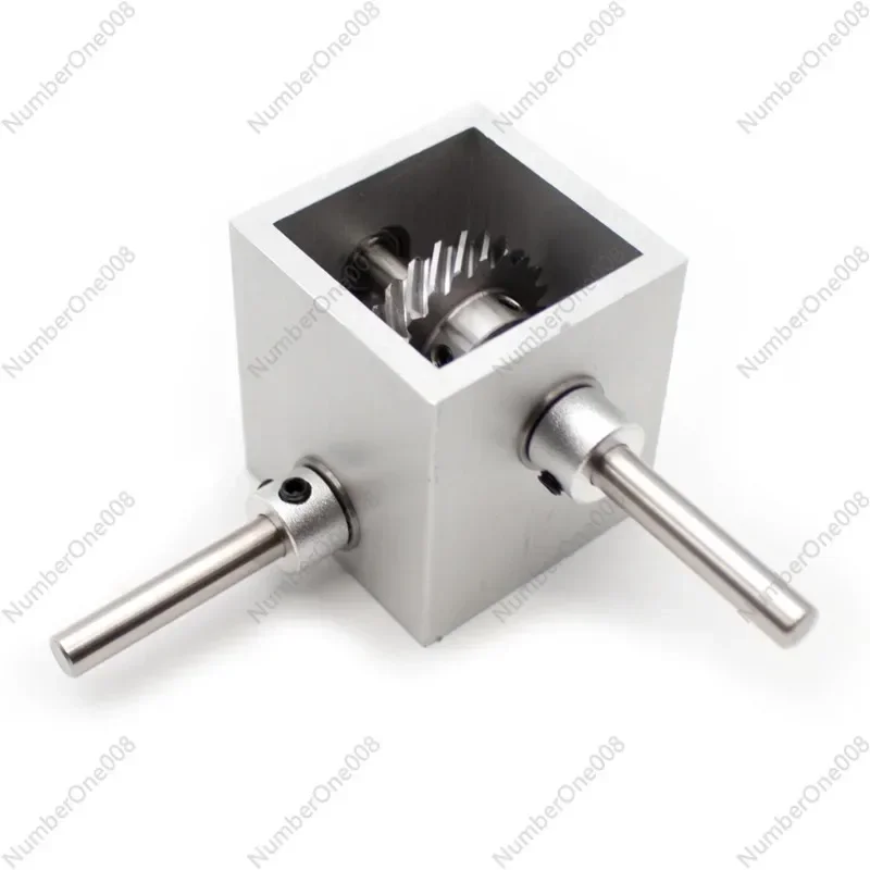 

Micro 1:2 Turbine Worm Gear Transmission Right Angle Reverse Box Gearbox 90-Degree Angle Reducer 6MM Shaft Corner Device