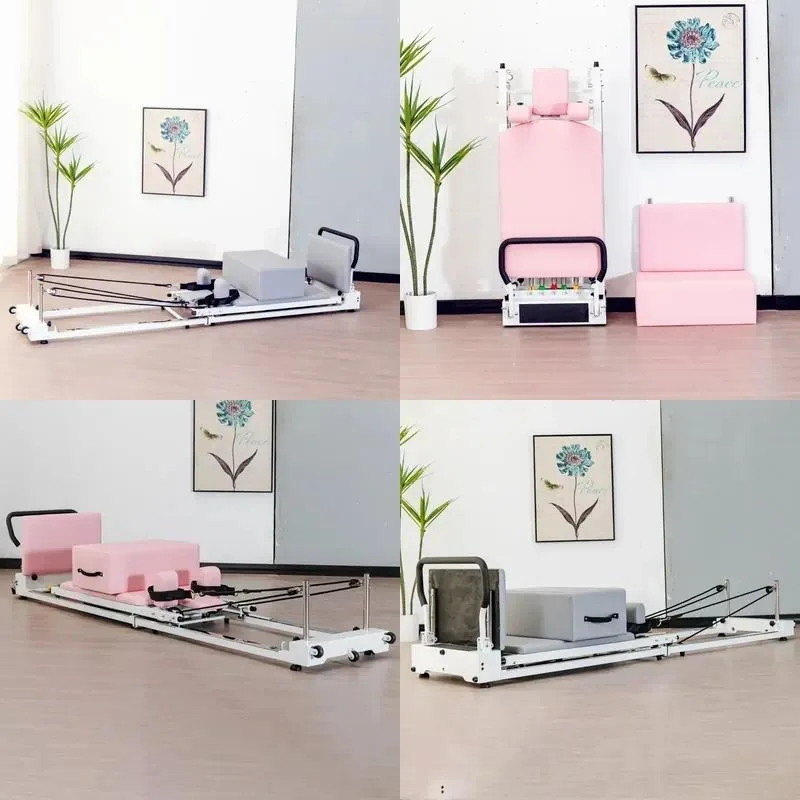 Aluminum Alloy Folding Pilates Core Bed Yoga Meditation Massage Fitness Equipment Large Household Simple Training