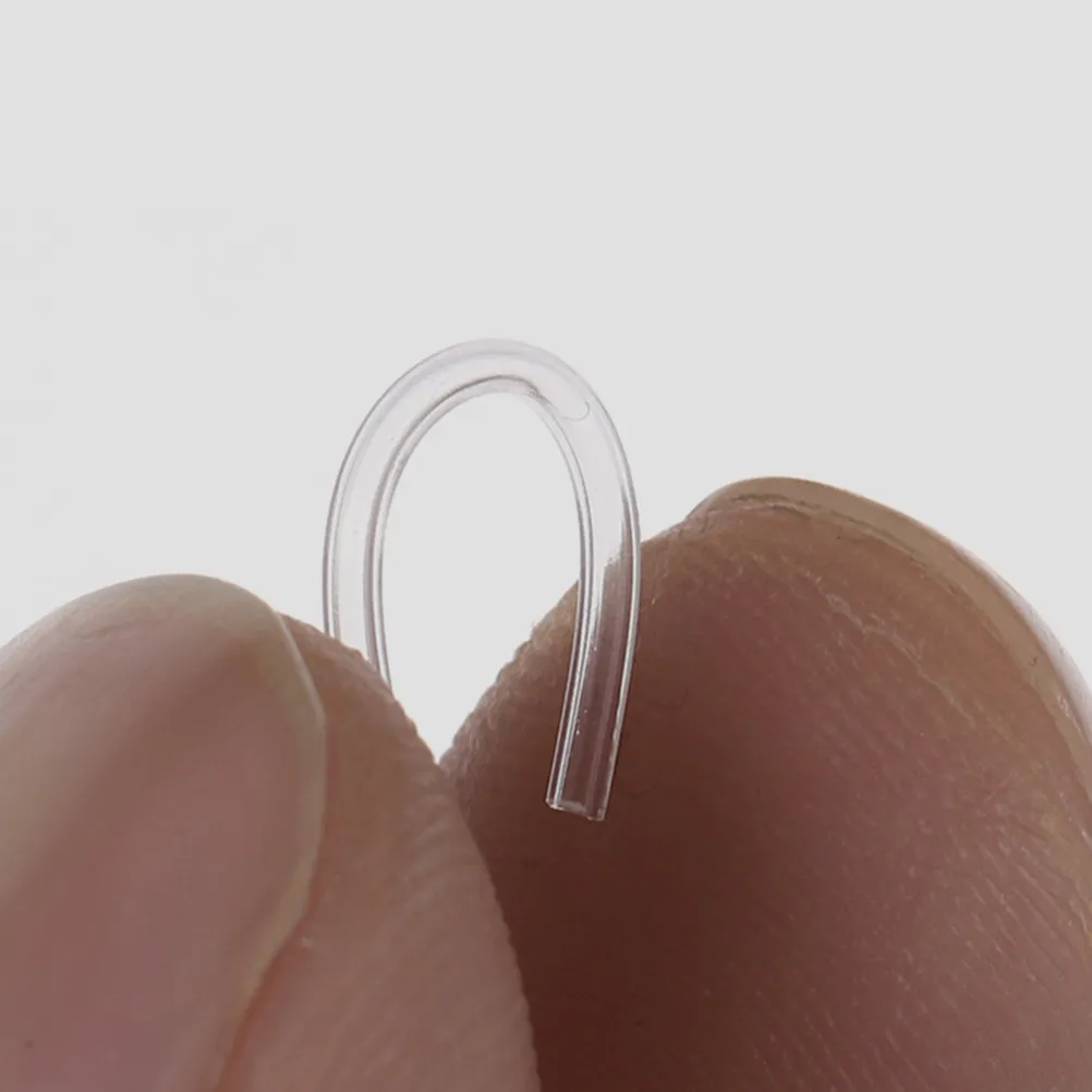 100Pcs Earring Stem Protectors Clear Silicone Backings Soft Ear Cushions Comfortable Sensitive Ears Secure Fit Daily Use