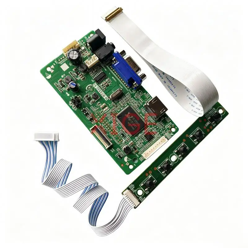 Screen Controller Board Fit B156XTN01 B156XTN04 B156XTN02 B156XTN03 1366*768 Laptop Monitor EDP 30 Pin 1366x768 HDMI+VGA DIY Kit
