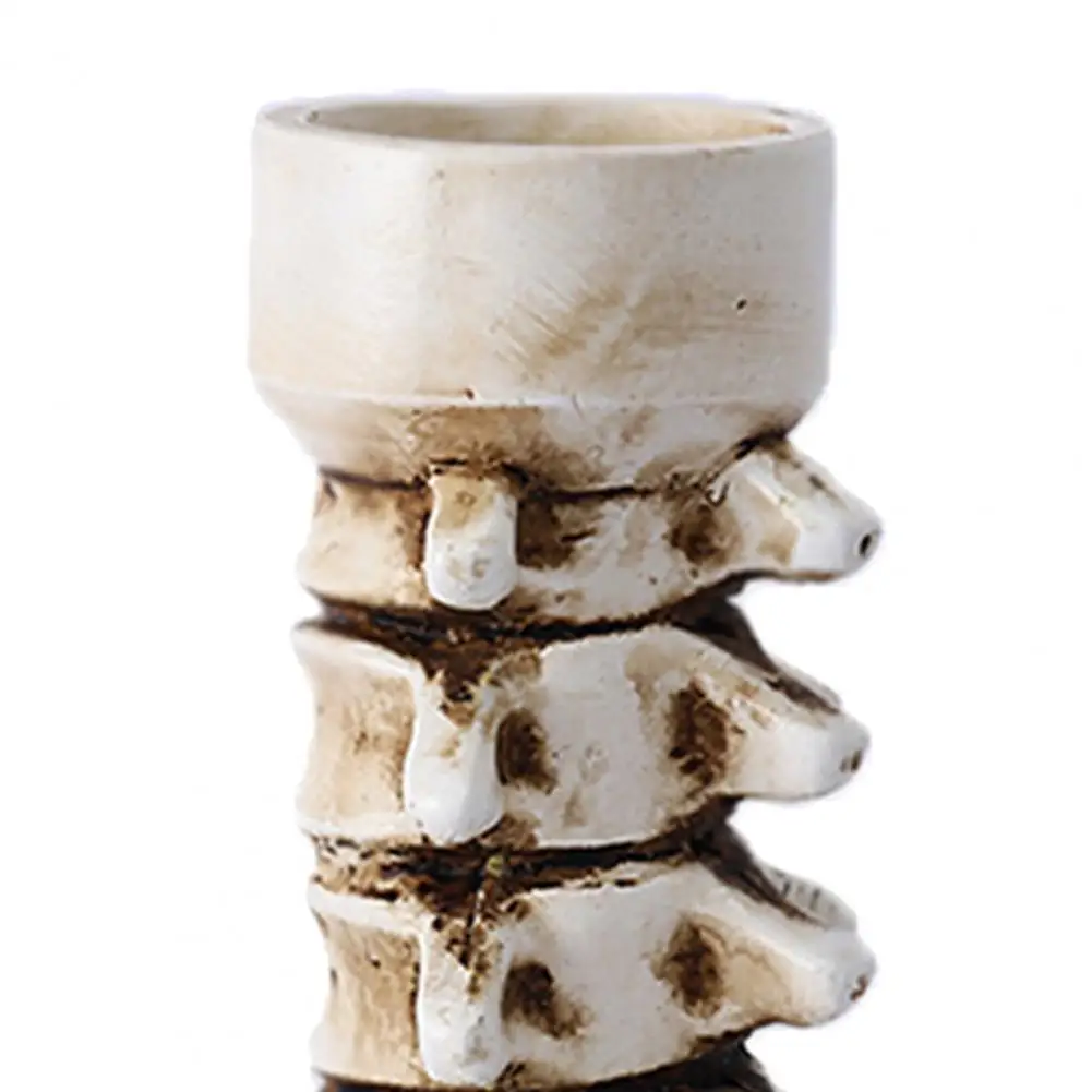 Halloween Candle Holder Halloween Resin Candle Holder Skeleton Hand Skull Backbone Tealight Stand Home Decor Spooky Party