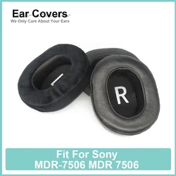 Earpads For Sony MDR-7506 MDR 7506 Headphone Earcushions Protein Velour Sheepskin Pads Foam Ear Pads Black Comfortable