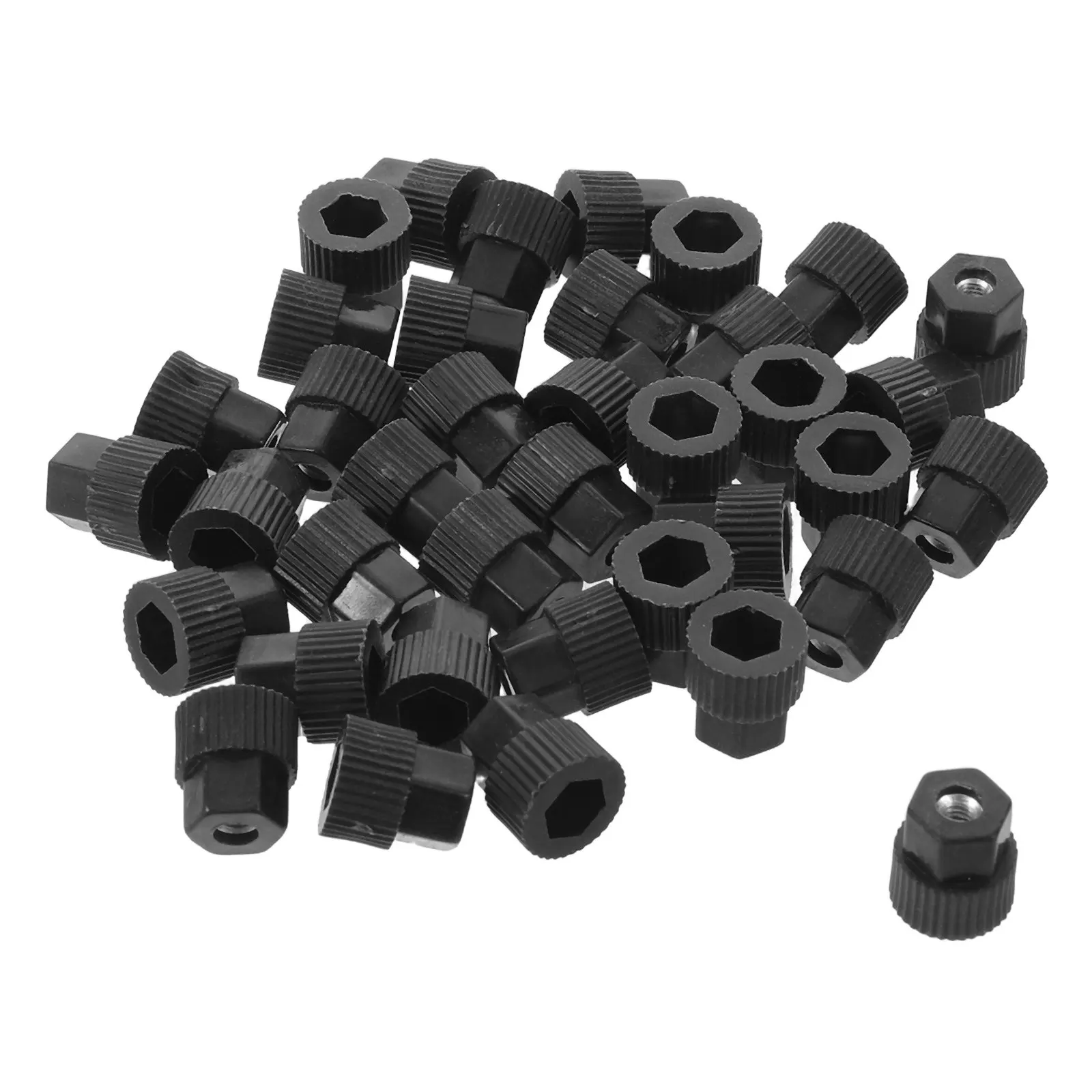 40Pcs Wire Connector Caps Binding Post Terminal Nuts Plastic Electrical Nuts Caps for Physics Lab Lamp Socket Switches