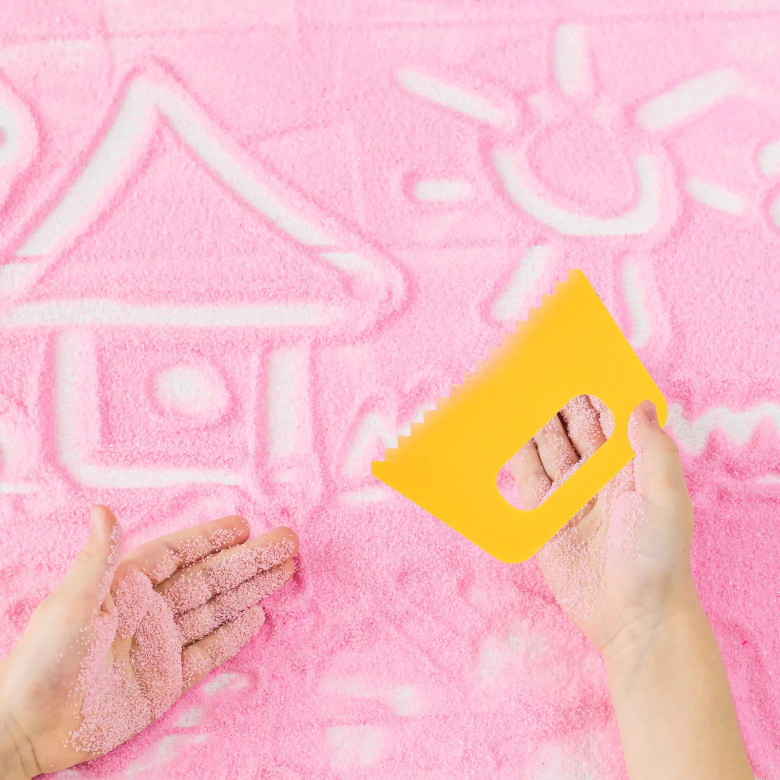 

4pcs Painting Scraping Tools Art Crafts Brush Set Ergonomic Handle Drawing Tool Diy Graffiti Scrapers Painting