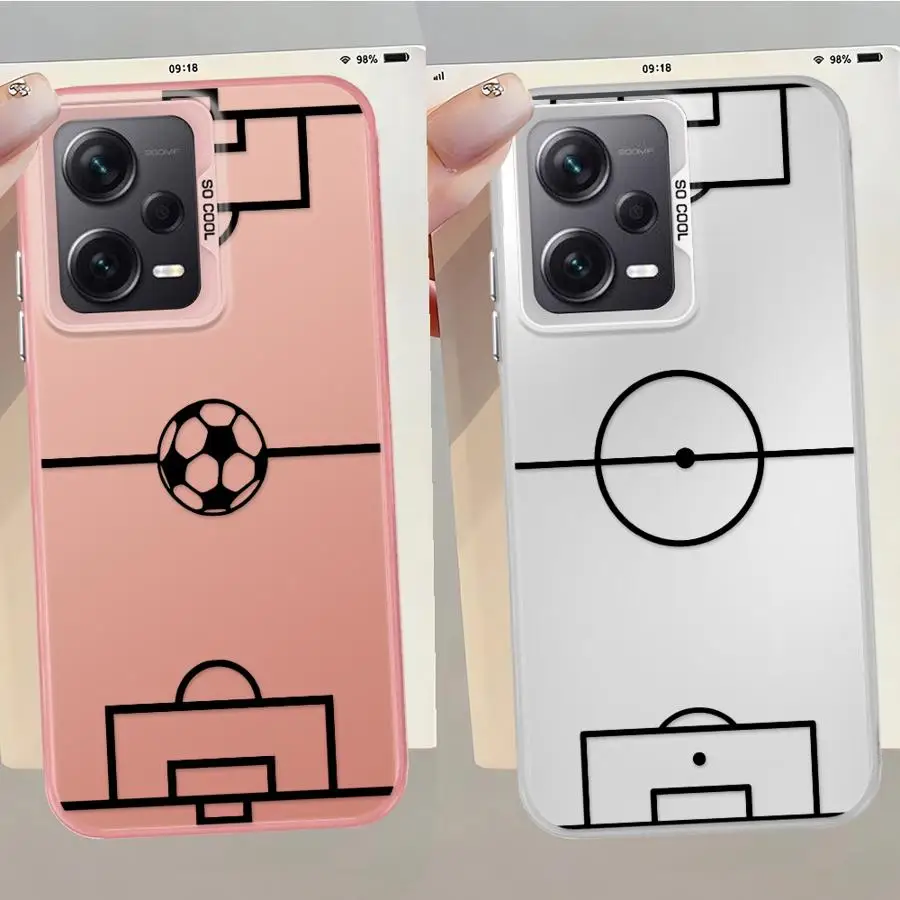 

Funny Football Case for Xiaomi Redmi 9C 9T A5 K60 13C 10C 12C 14C A1 A2 Plus Back Phone Cover