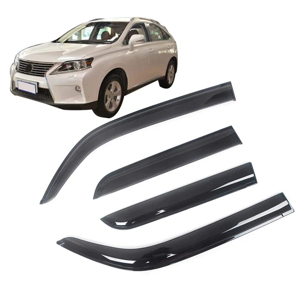 

For Lexus RX300 RX330 RX350 1999-2015 Black Tinted Car Side Window Visor Guard Vent Awnings Shelters Rain Guard Door Ventvisor
