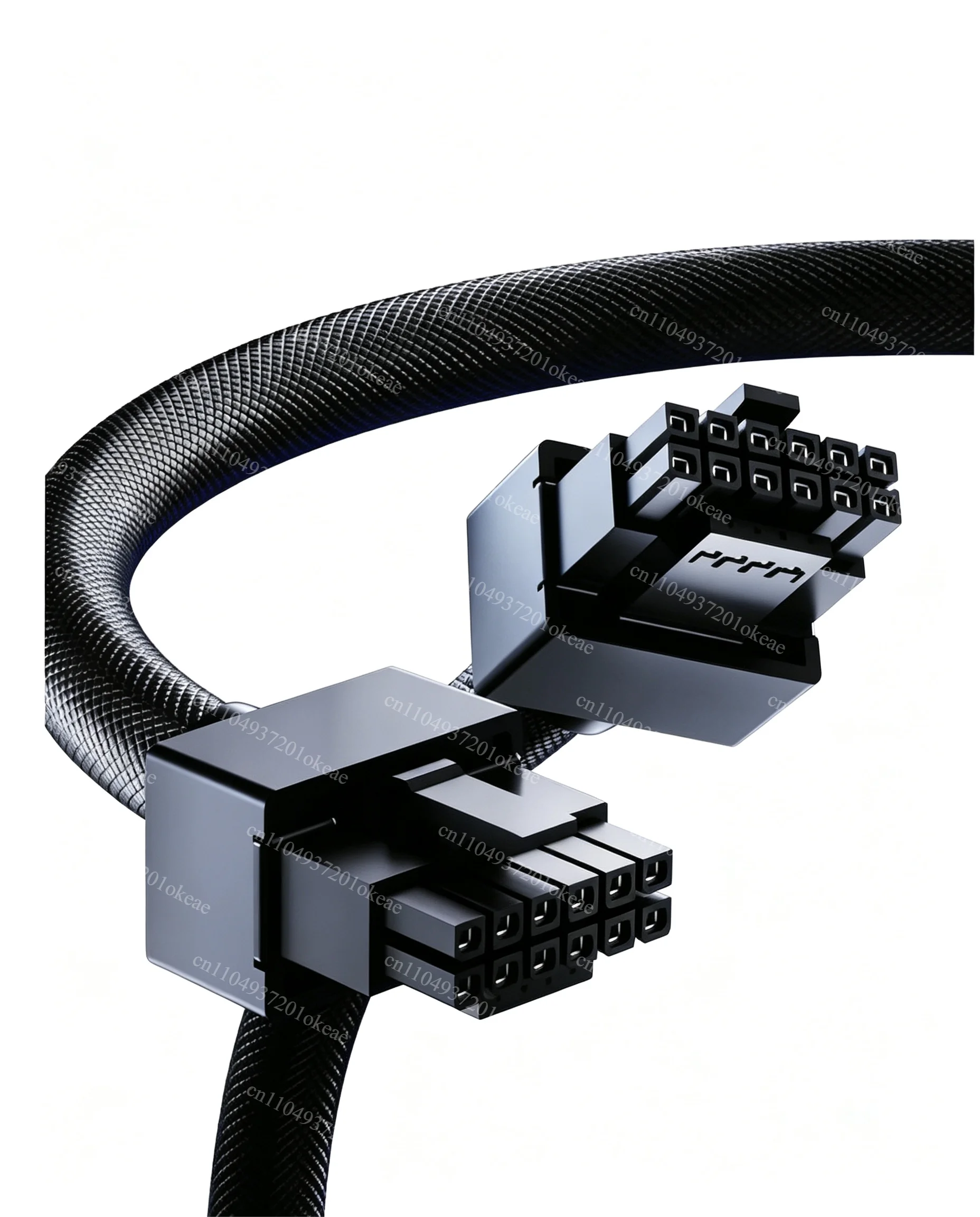 PCIE 5.0 Graphics Card Power Cable Straight Head 16Pin Direct Connection Full Modular Power Supply Wire