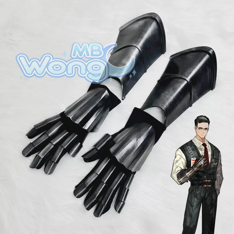 Game Limbus Company Meursault Cosplay Prop Hand Guard Meursault Gauntlet Armor Role Play For Hallowmas Party Adult Men