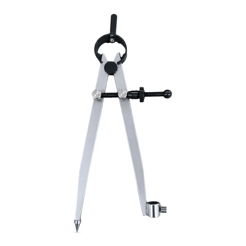Carbon Steel Spring Divider 150mm Length Spring Loaded Legs Scribing Tool Accuracy Measuring Multipurpose Design Metal Divider