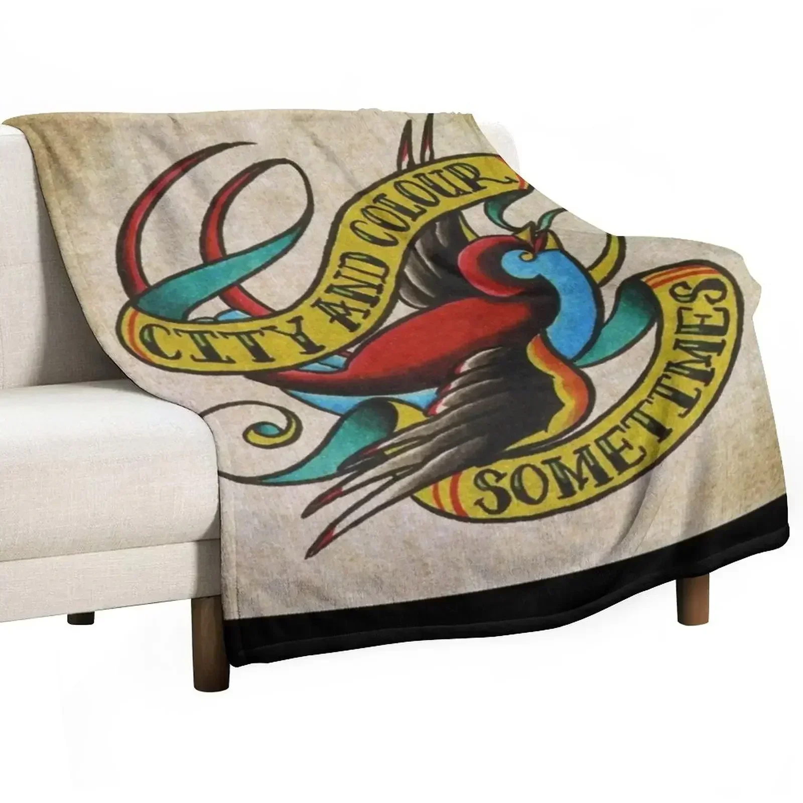 

City and Colour sometimes Throw Blanket All Season Soft Lightweight Blanket for Home