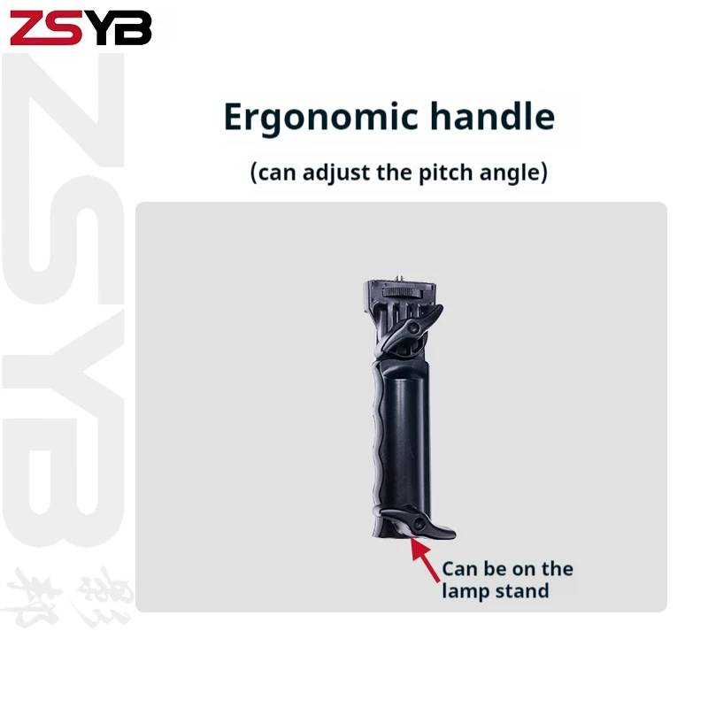 ZSYB 24V5A 20V5A Power Adapter การถ่ายภาพโคมไฟอุปกรณ์เสริม Ergonomic Handle สําหรับ Zhiyun Light Charger สําหรับ S100 W80B W120B