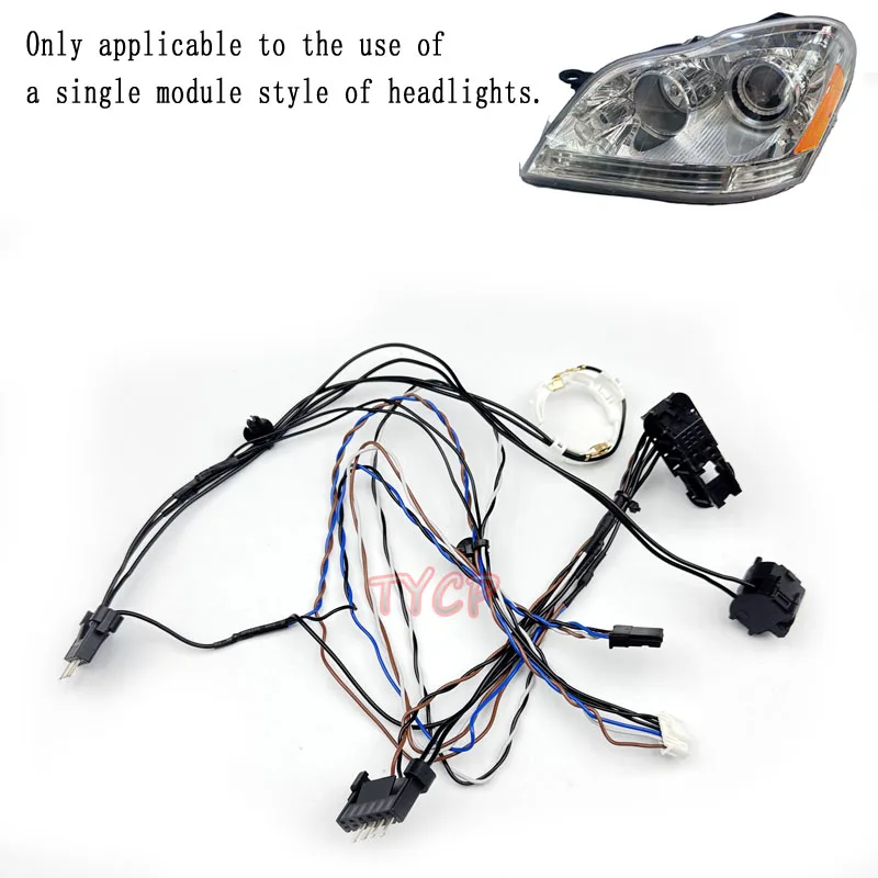 FOR 2007-2011 model Mercedes-Benz GL-Class GL350 W164 interior wiring plug and wire group for the headlights