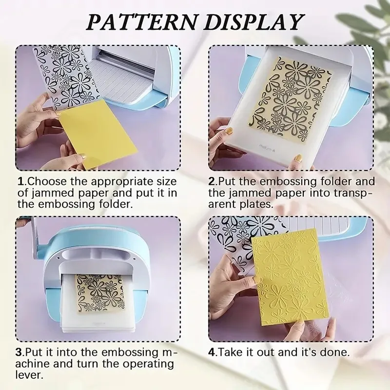 1 szt. Folder do wytłaczania wzór fajerwerków plastikowy folder do wytłaczania szablon maszyny do tworzenia kartek papier do scrapbookingu Album Craft DIY — zdjęcie 6