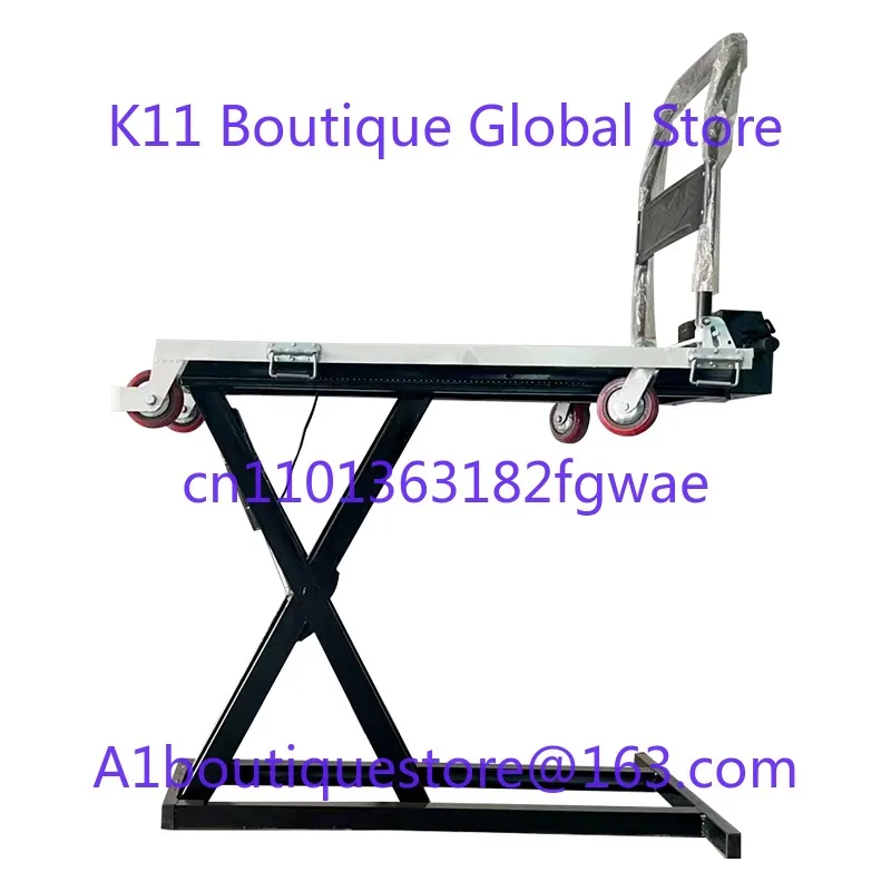 

300 кг 1300X700X400 мм портативная электрическая тележка с самогрузкой и тележка плоский гидравлический электрический подъемный стол