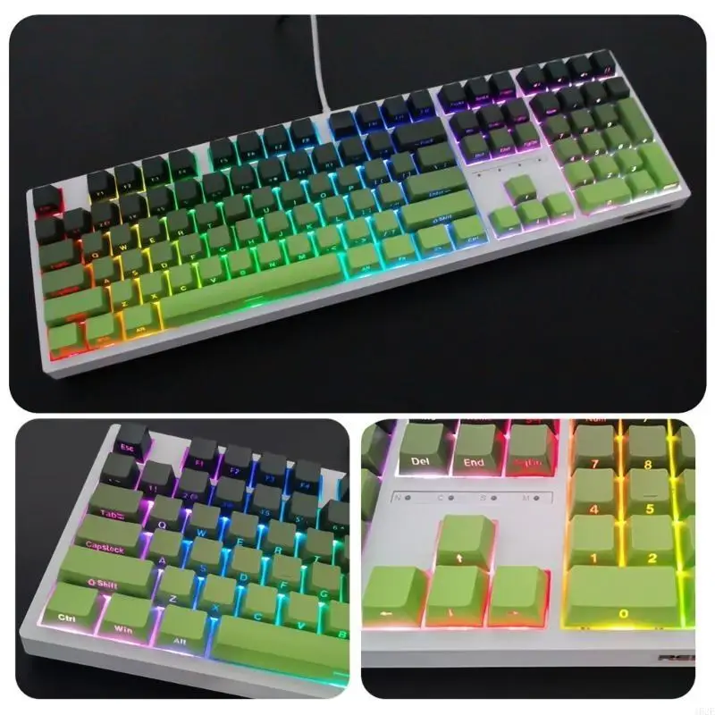 462E Side Print Through Keycap OEM PBT Keycaps Double Shot Backlit 135 Keycap