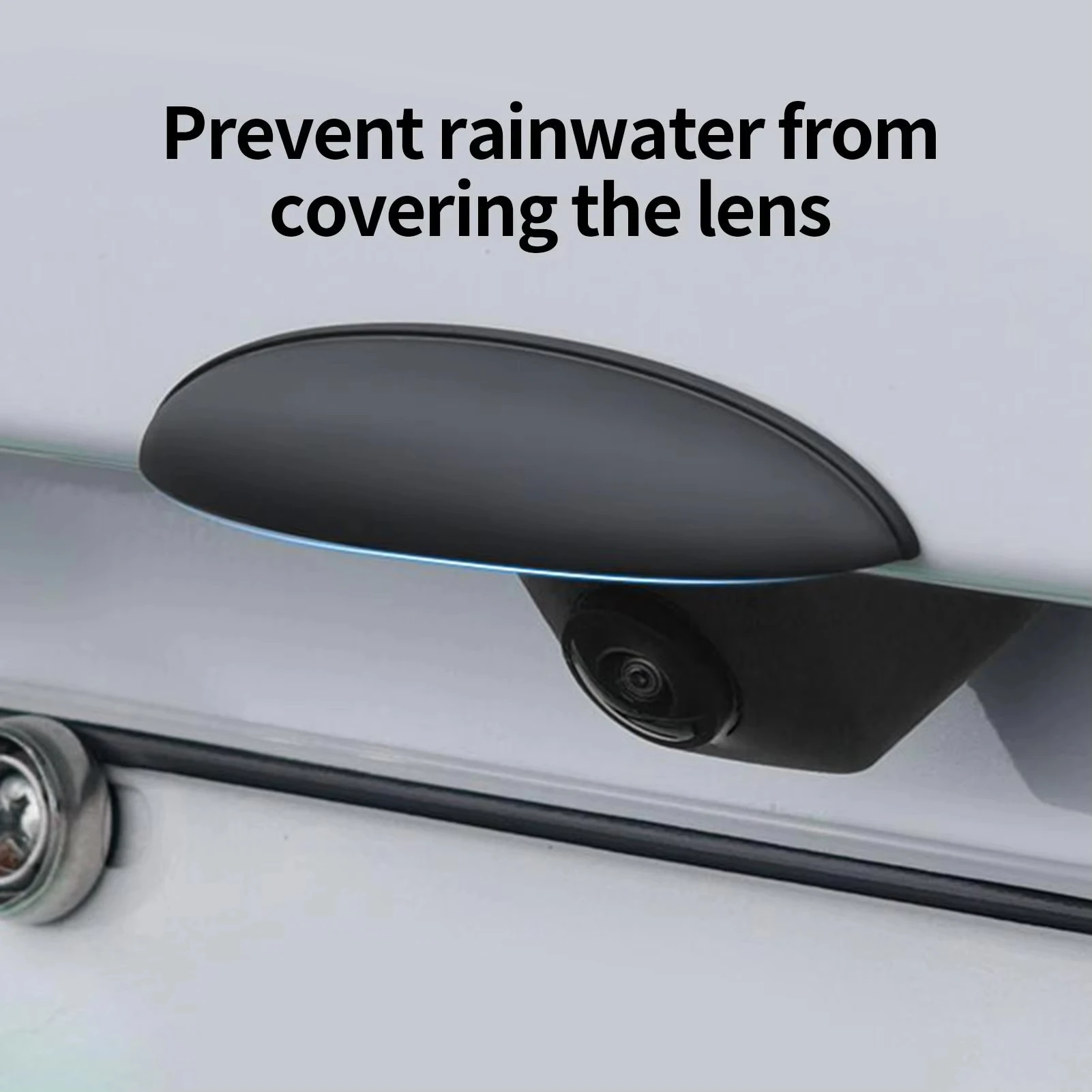 Fotografia 3: Capa de Silicone para Câmera de Ré de Carro com Proteção Contra Chuva