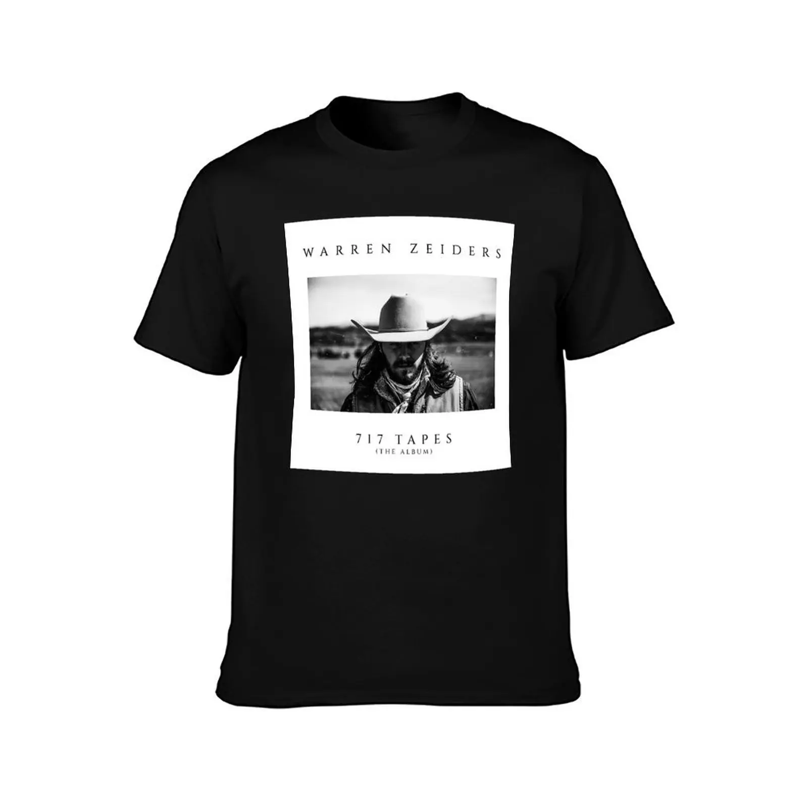 717 Tapes Warren Zeiders T-Shirt Big Size Loose Fit Tee Shirt T-Shirt