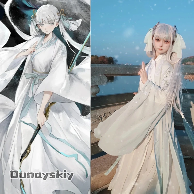 

‌ ‌ ‌ Костюм для косплея Аманда из аниме Wuthering Waves (Дрожащие волны) JINHSI Zhenmengshanhe Jinxu, наряд для ролевых игр, костюм для Хэллоуина ‌