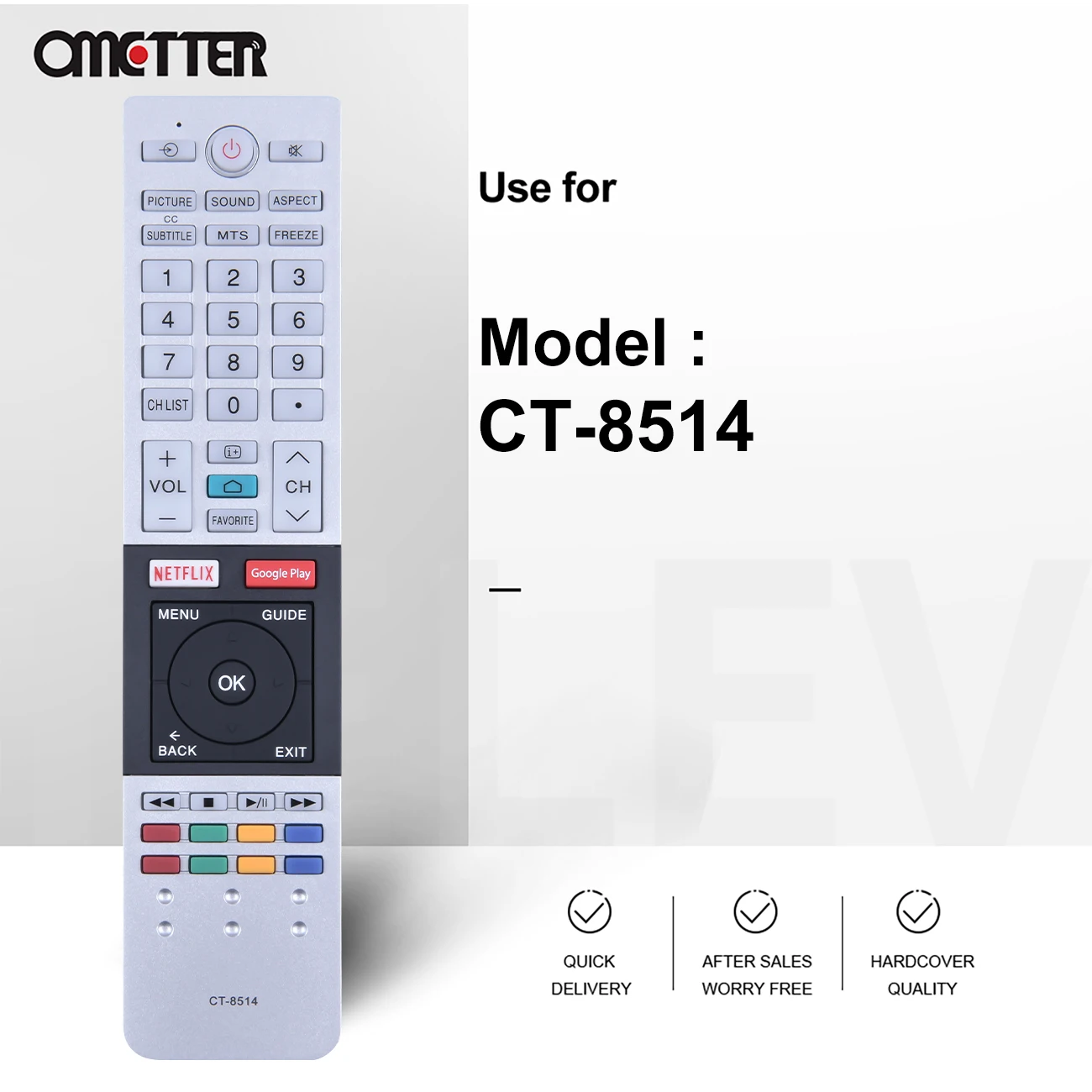 Original Remote Control CT-8514 for TOSHIBA LCD TV  8522 8538