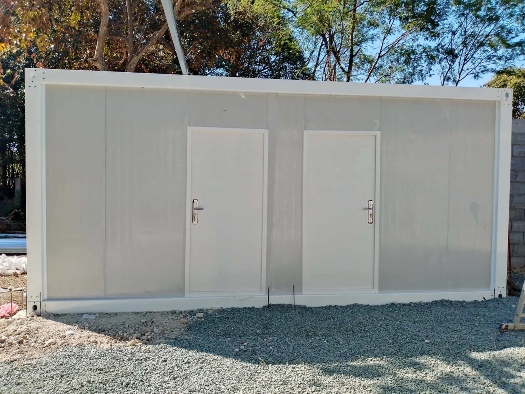 Casa Contenedor Plegable Portátil de 20 pies, Pequeña y Prefabricada, Lista para Usar, para Oficina o Espacio de Vivienda
