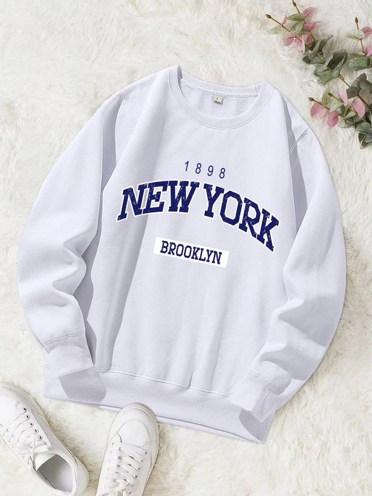 New York Brooklyn Printing Female Hoody Harajuku S-Xxl Sweatshirt Fashion Comfortable Hooded Autumn Casual Warm Streetwear Women