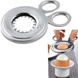 Durable Convenient Hard-boiled Egg Shell  Cutter Stainless Steel Opener Essential Cooking Utensil Home Egg Cookie  Kitchen Tools