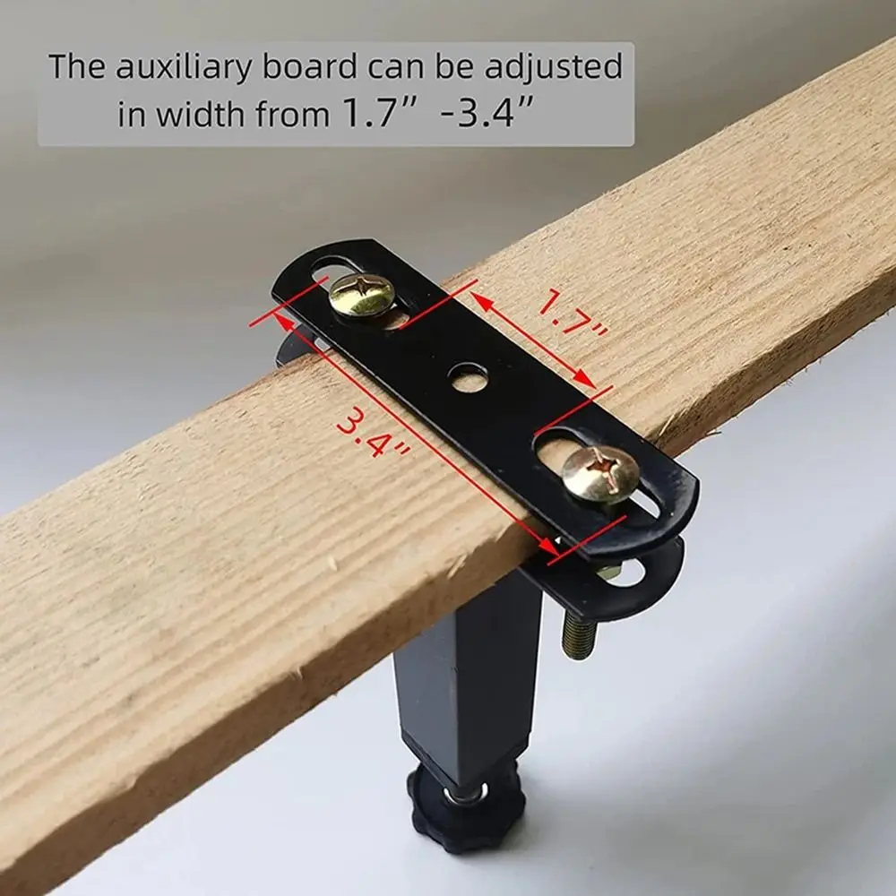 1 ชิ้นใหม่ 15-35 ซม.ขาเตียงขาปรับพยุงแบบพับเก็บได้ขาฐานเตียงแข็ง T-Frame