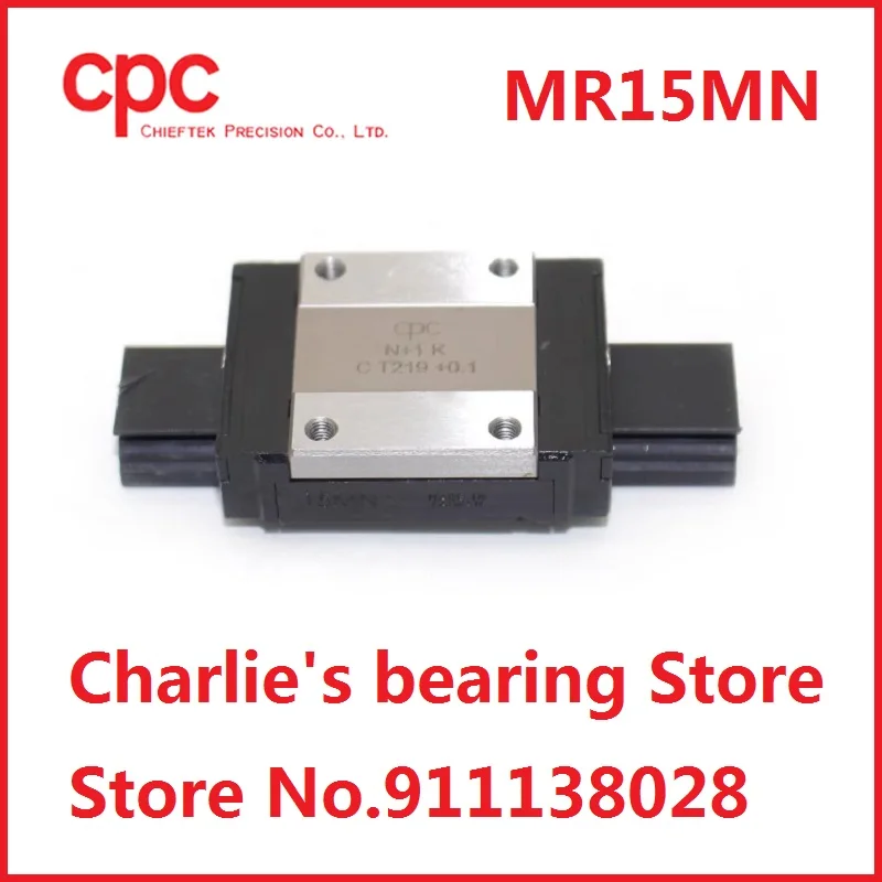 1pc 100% brand new taiwan original genuine CPC miniature linear guide block MR15MN