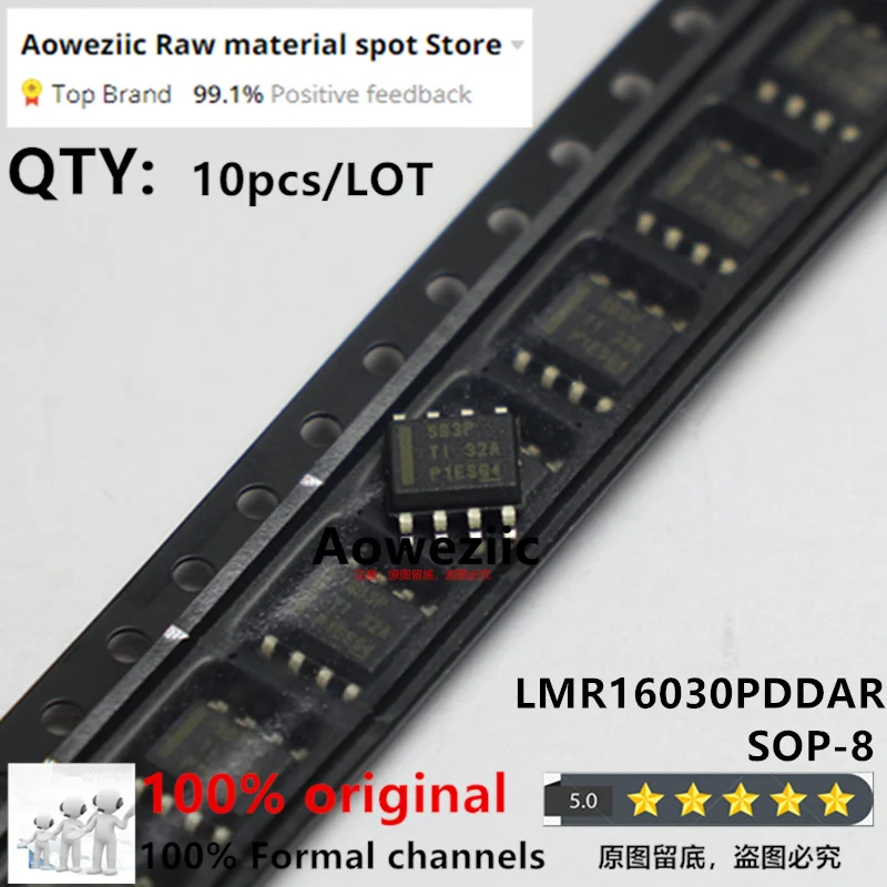 Aoweziic  2024+  100% New Imported Original  LMR16030PDDAR  SB3P  SOP-8  3A buck converter chip