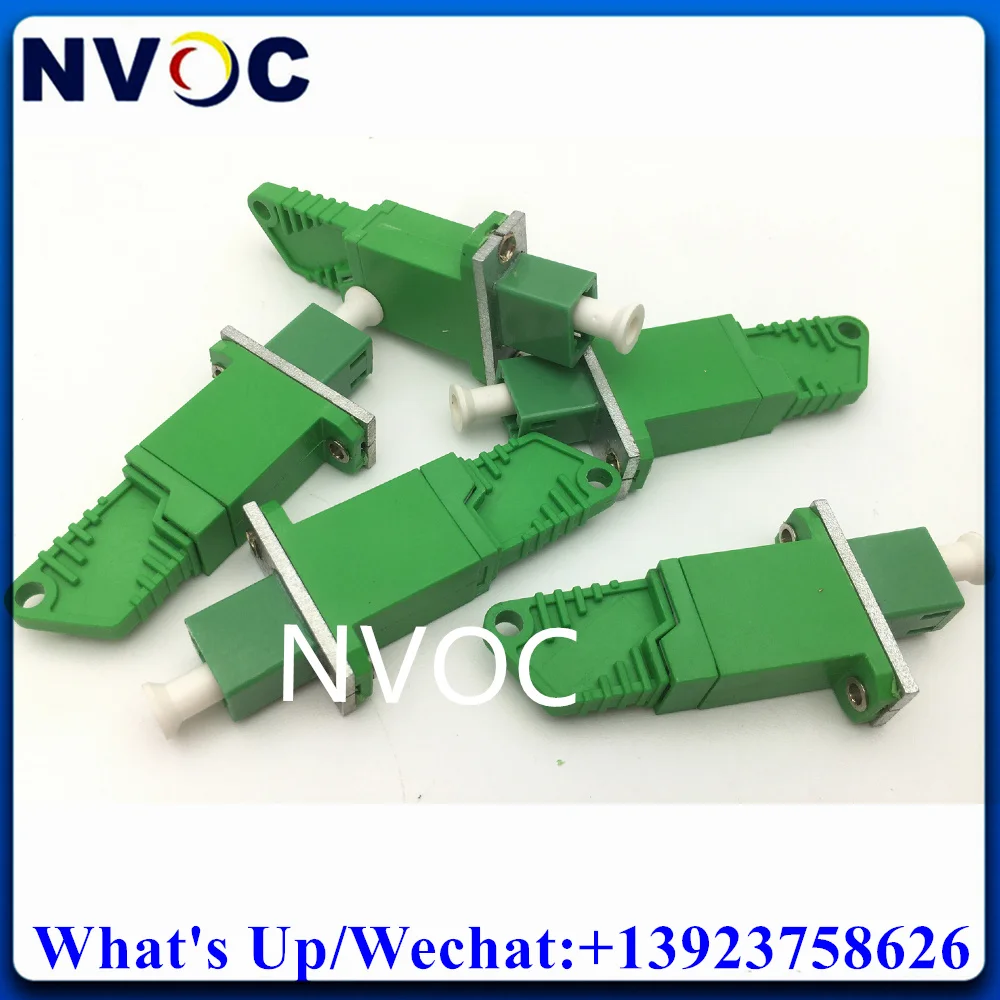 

5Pcs E2000-LC Connector SM Female to Female E2K APC-LCAPC Fiber Optical Hybrid Adapter Adaptor Couplers For Optic Equipment