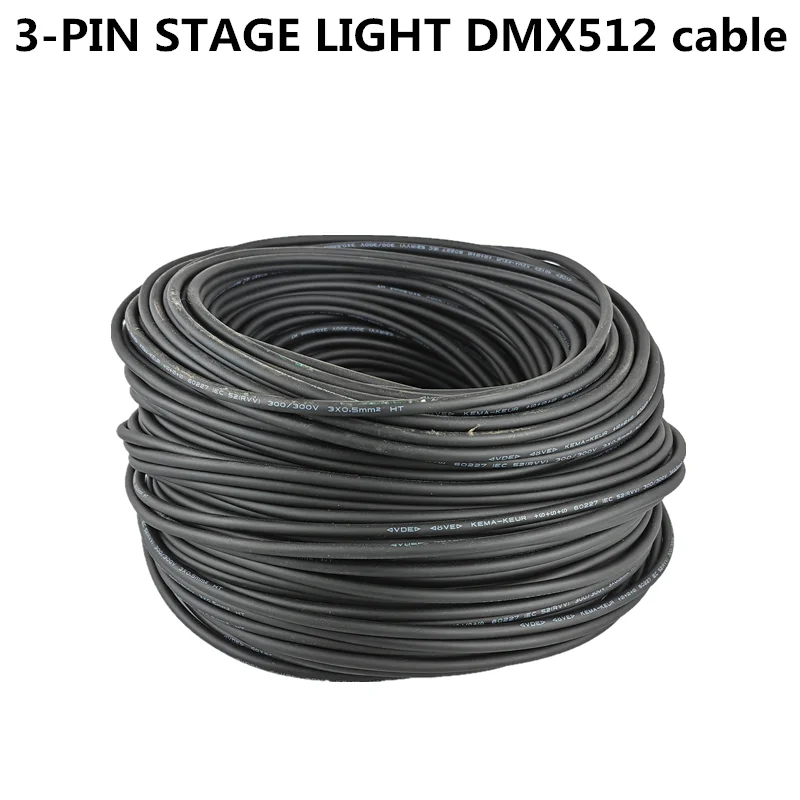 3-PIN DMX512 cable  LED PAR stage lights dmx Signal line dj equipment