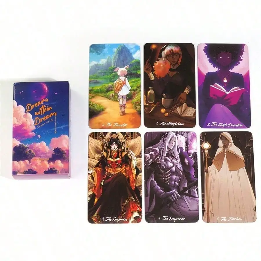 

Мечты в пределах мечты Колода Таро Ворождение Игра Карточная вечеринка Игра Таро Инструменты для гадания