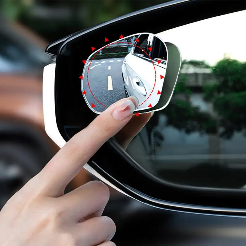 Car Convex Mirror 360 Wide Angle Car Vehicle Side Blindspot Blind Spots Mirror Wide Rear View Mirror Small Convex Mirror