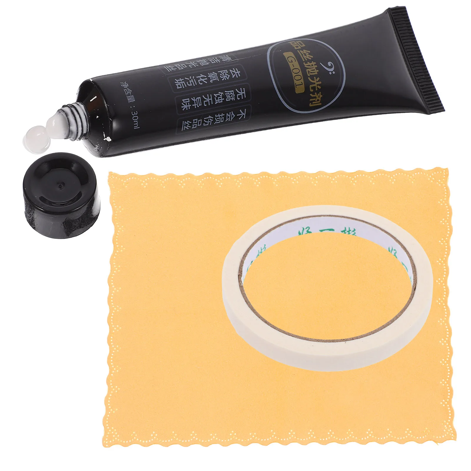 

1pc Fret Polishing Paste Guitar Rust Remover Metal Brightening Polish For Musical Instrument Maintenance Derusting Tool Fret